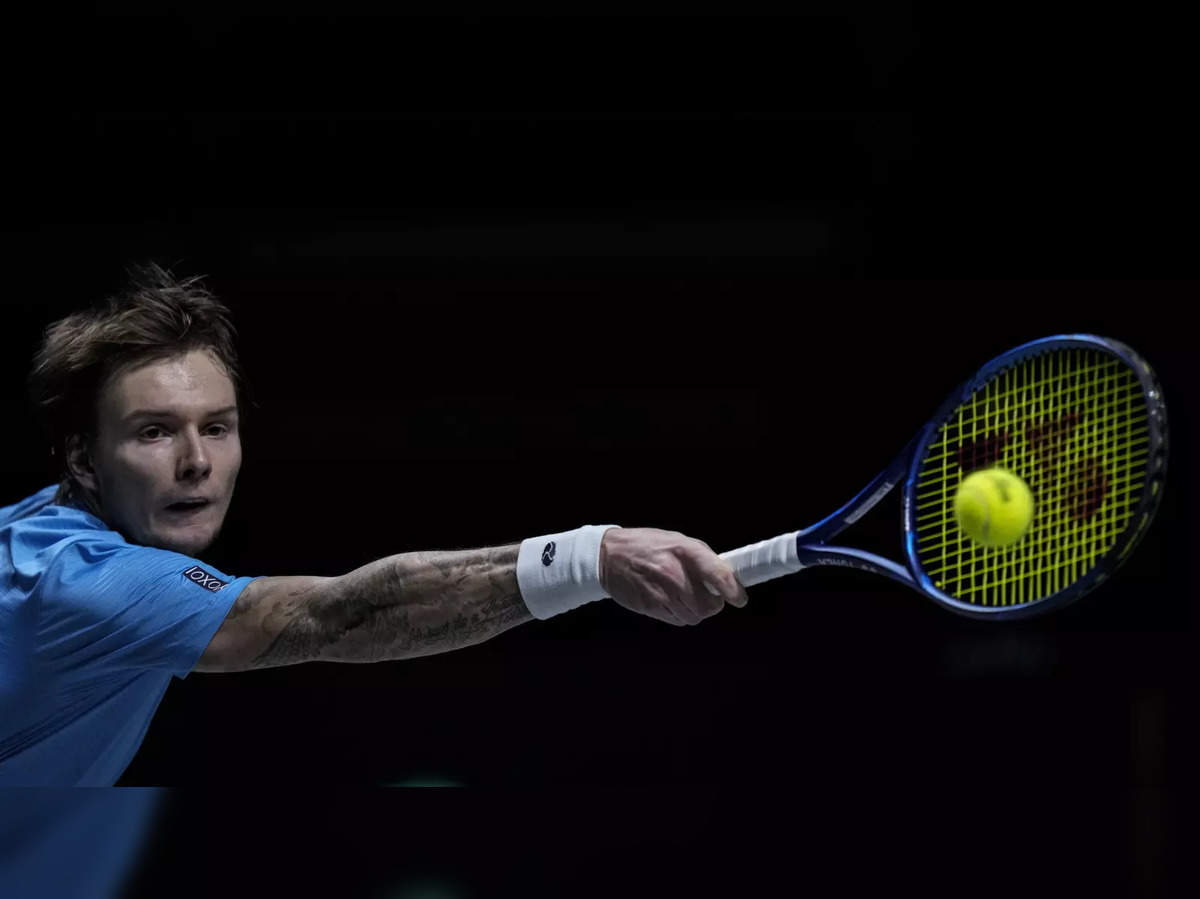 bublik Tennis player Alexander Bublik loses cool, smashes three racquets on court