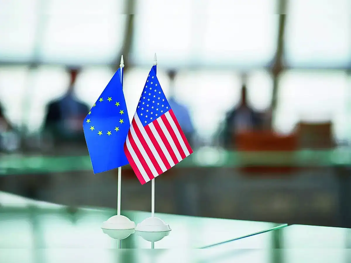 EU push to protect digital rules holds up trade statement with US: Report - The Economic Times