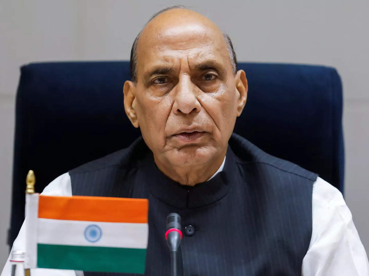 defence: Defence Minister Rajnath Singh arrives in Washington to attend  India-US 2+2 dialogue - The Economic Times