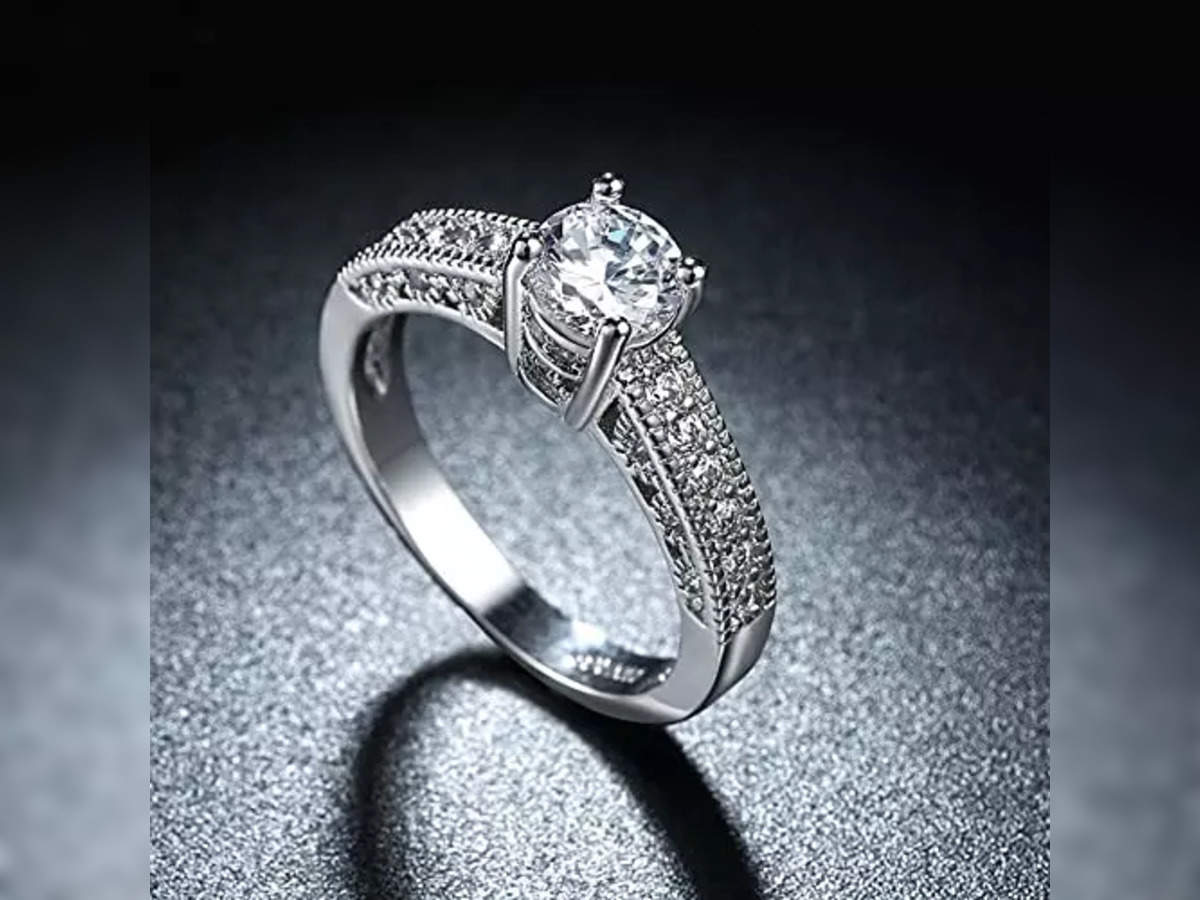 Buy online Designer Jewellery Rhodium Plated Alloy Ring For Women & Girls –  Lady India