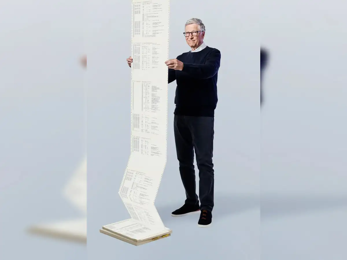 Microsoft founder Bill Gates reflects upon a 50-year-old computer code ...