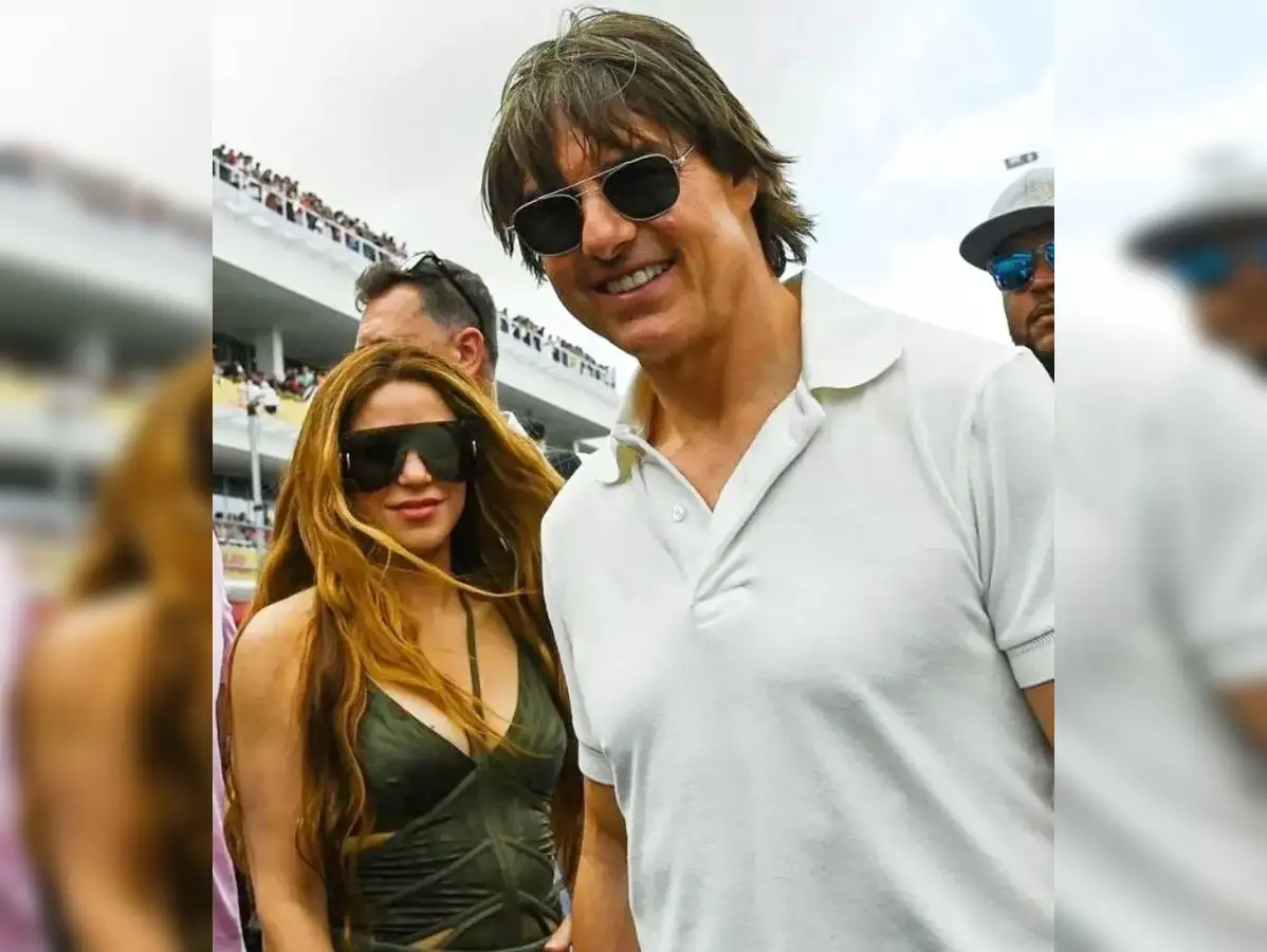 Tom Cruise: Shakira and Tom Cruise spotted together at Miami Grand Prix -  The Economic Times