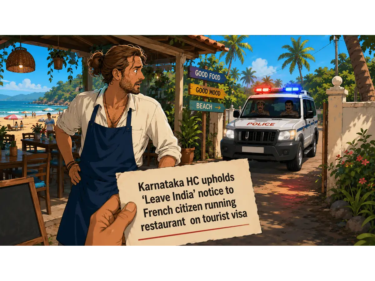 French citizen on tourist Visa ran restaurant for 15 years in Karnataka, gets ‘leave India’ notice by FRRO Officer via WhatsApp; HC upholds it