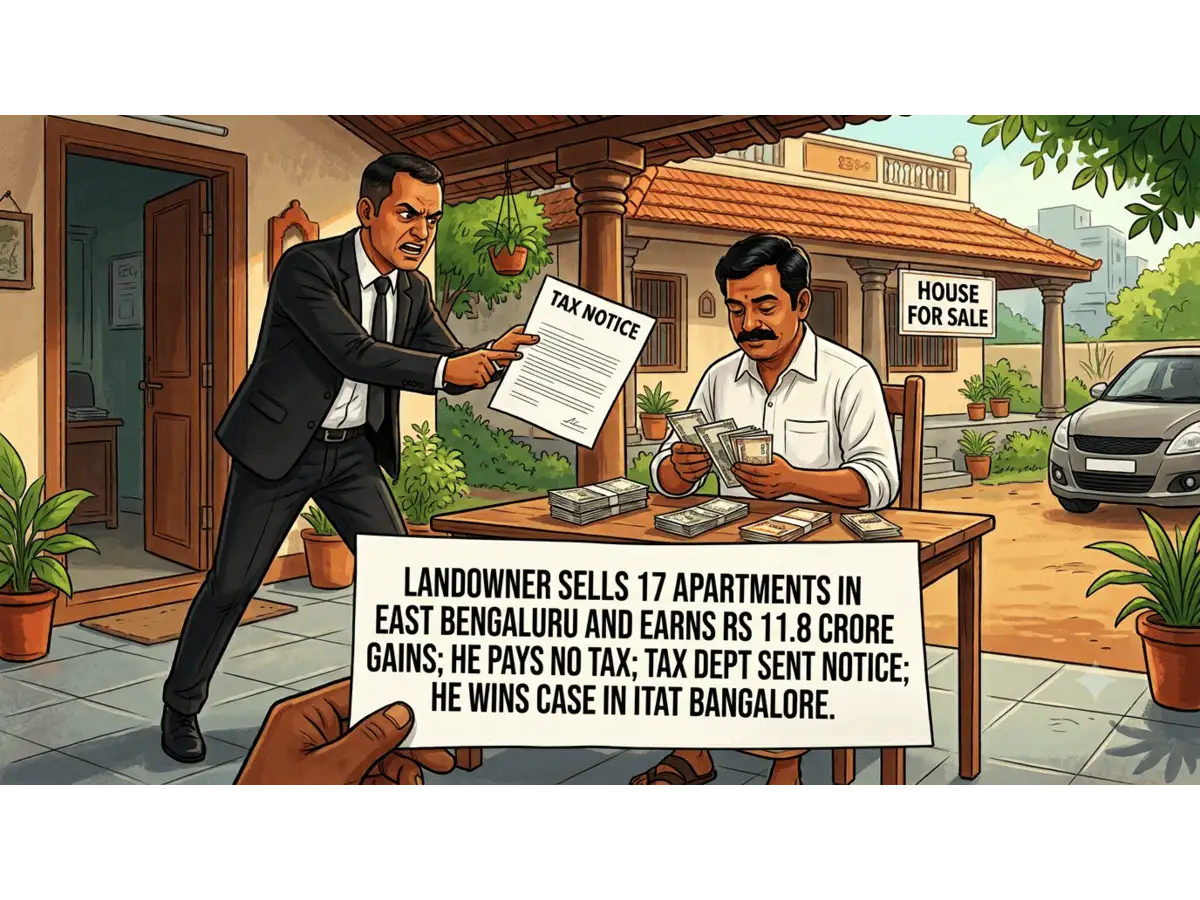 Man sells 17 flats and pays no tax; Know how