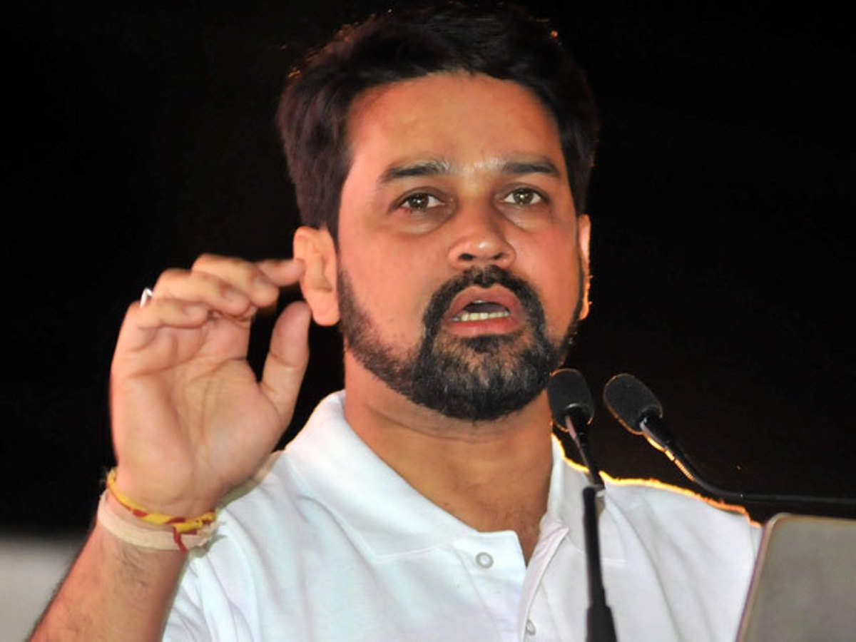 Anurag Thakur Politics In Blood Administrator By Nature The Economic Times