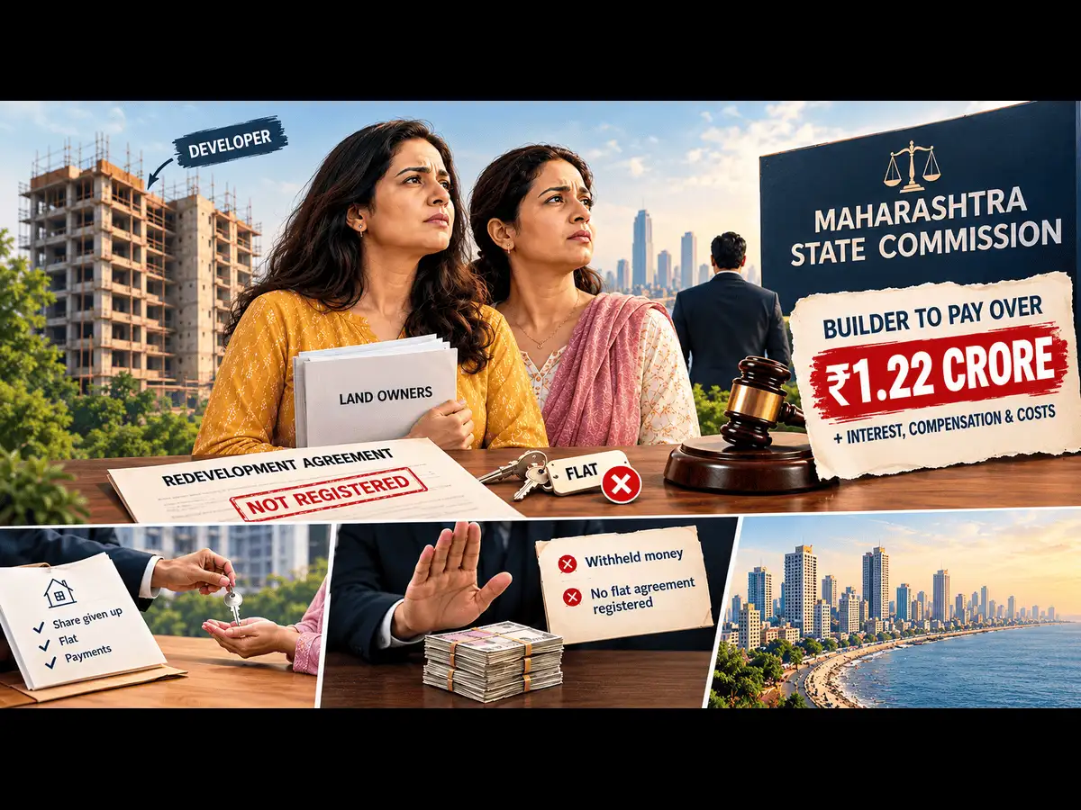 Landowners win Rs 1.22 crore relief against builder