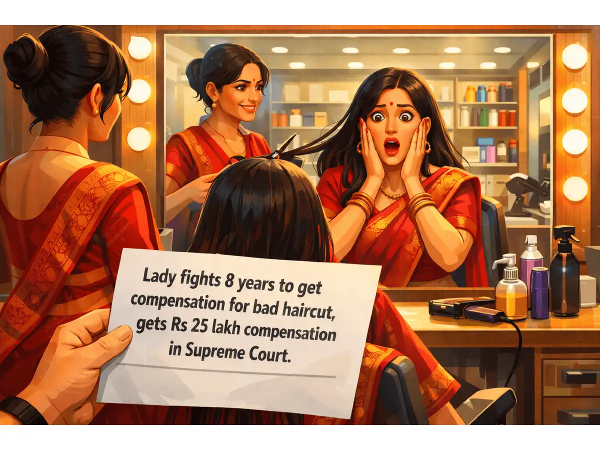For bad haircut, lady asks for Rs 5.2 crore compensation from a reputed salon; Supreme Court orders Rs 25 lakh compensation for this reason