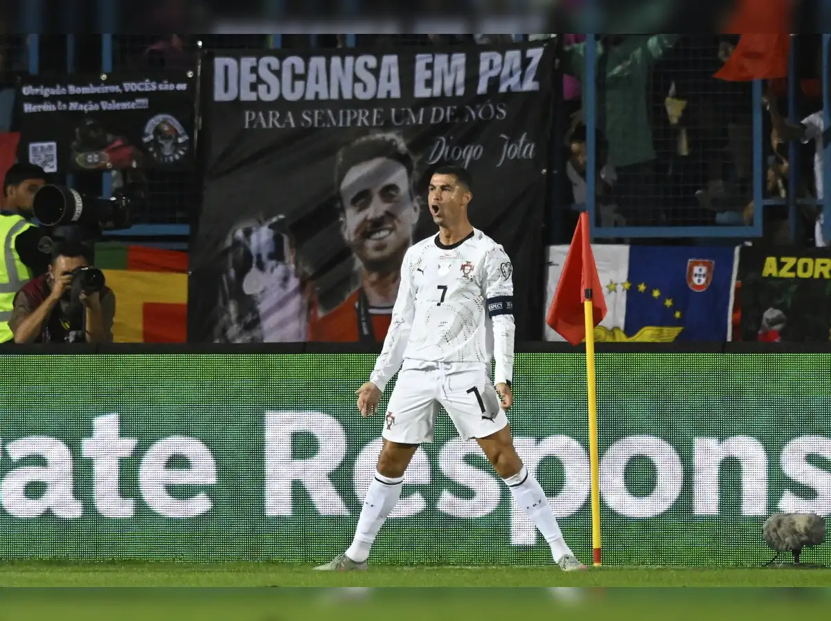 Cristiano Ronaldo scores a stunning goal as he targets a sixth World Cup -  The Economic Times