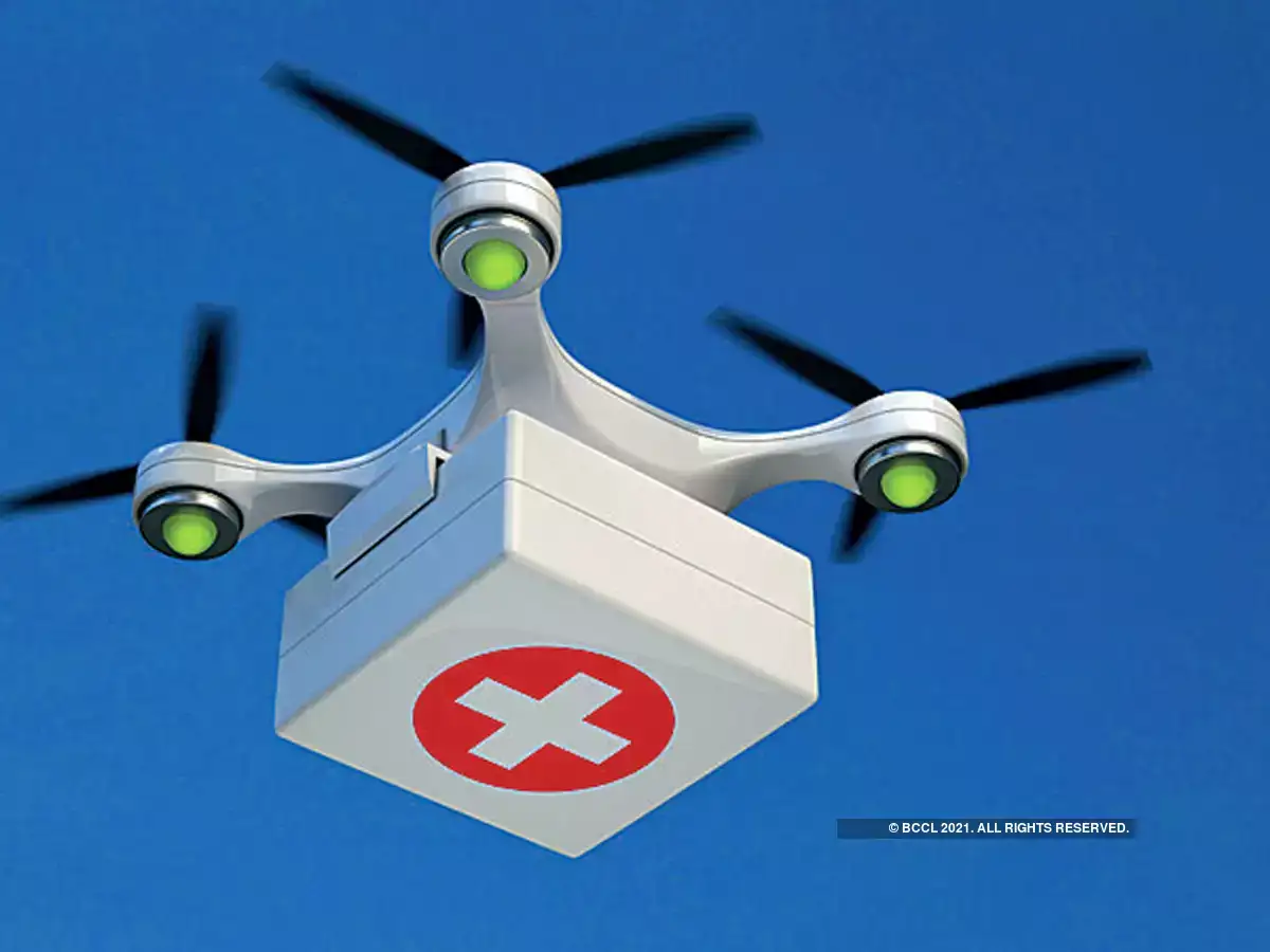 economic survey: Aerial angels: How drones can save your life - The  Economic Times
