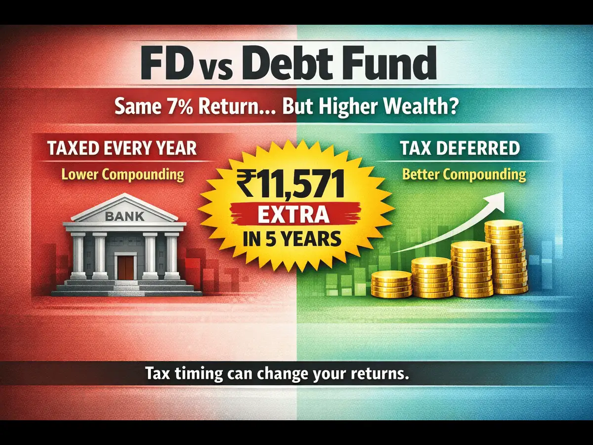 Fed up with high volatility in gold and equities? Moving to debt funds with income tax deferral can work better than FDs for long-term investors