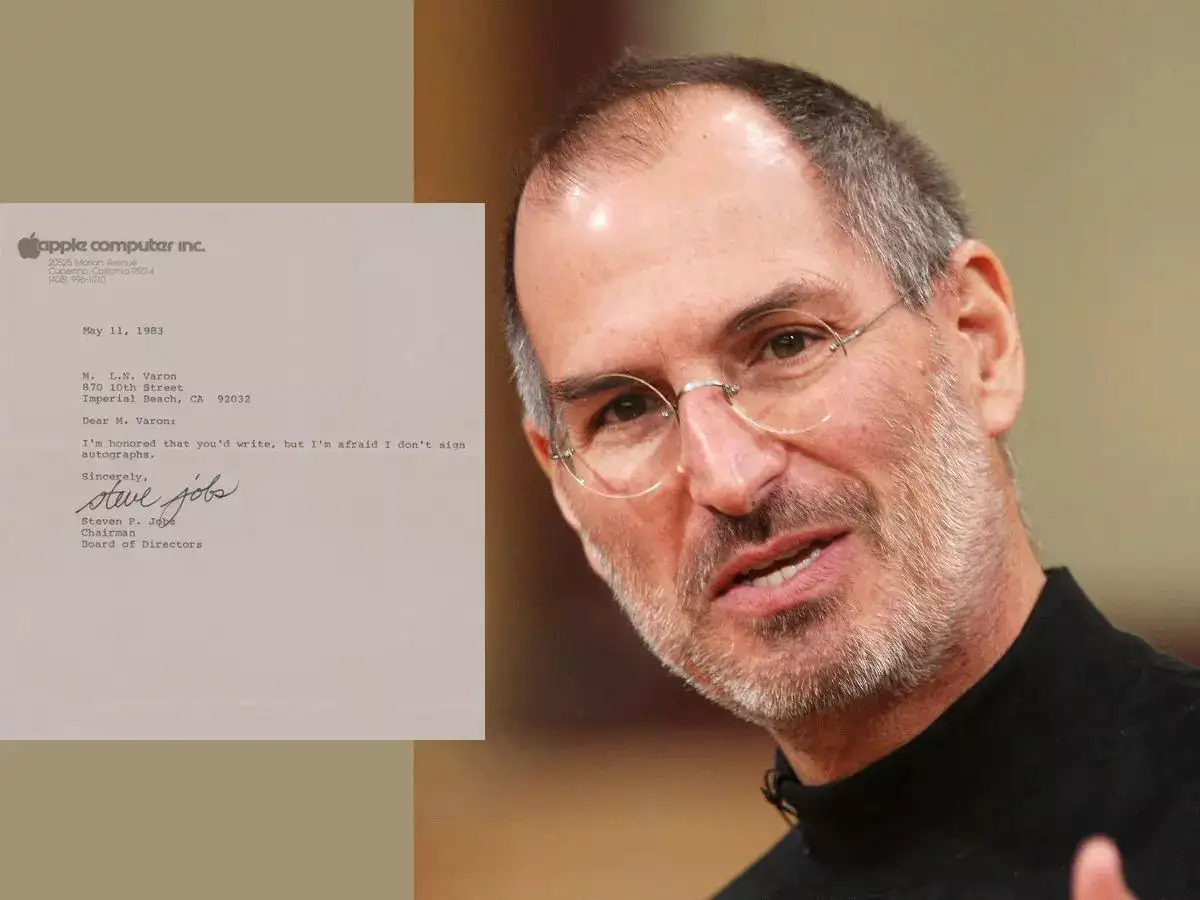 Steve Jobs News: Steve Jobs's response to a fan seeking autograph