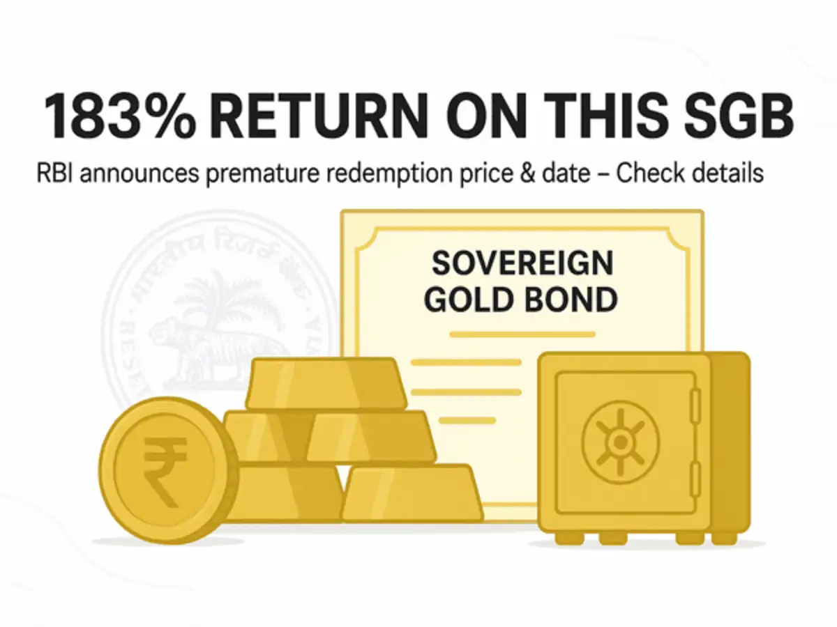 183% return on SGBs: RBI announces premature redemption price and date for this sovereign gold bond series; check details - The Economic Times
