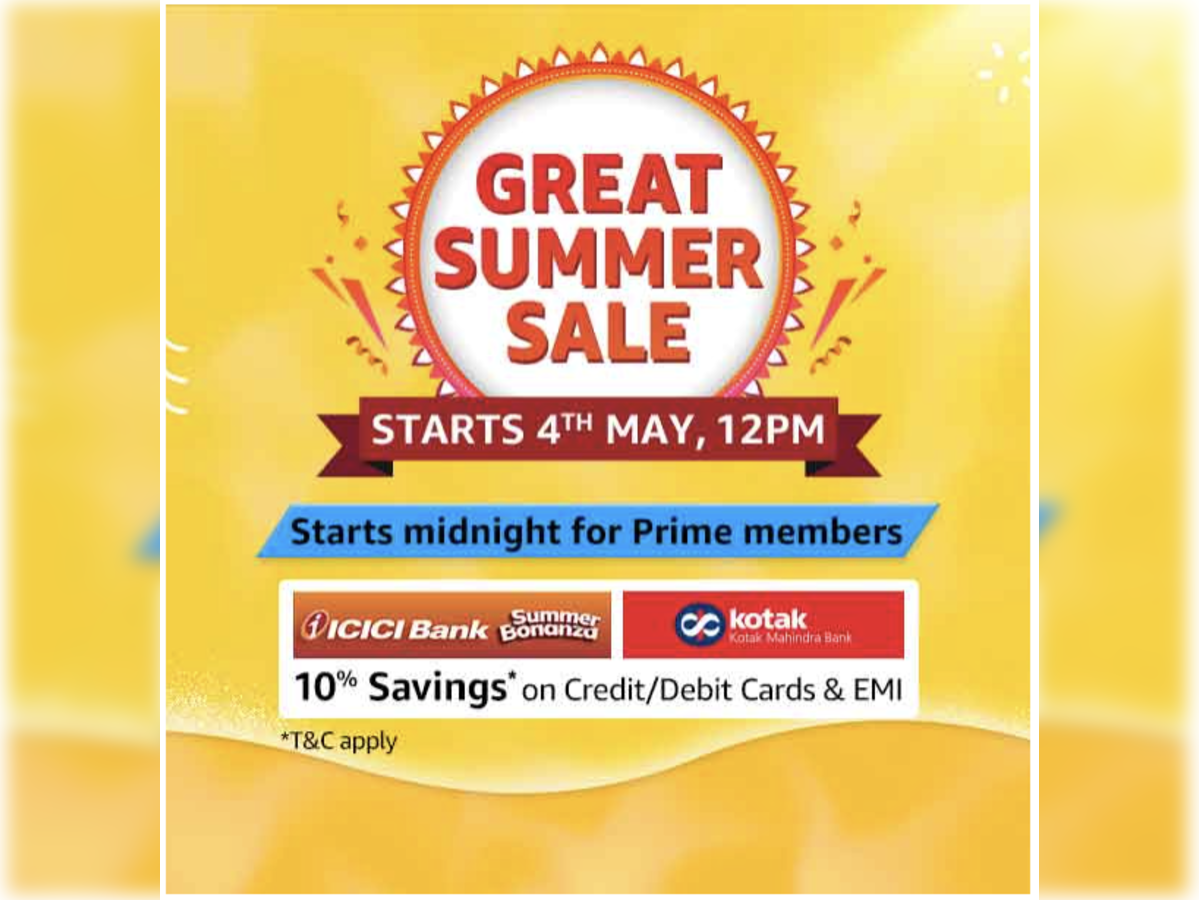 sale:  Summer Sale 2023 : Best deals and offers for all  members - The Economic Times