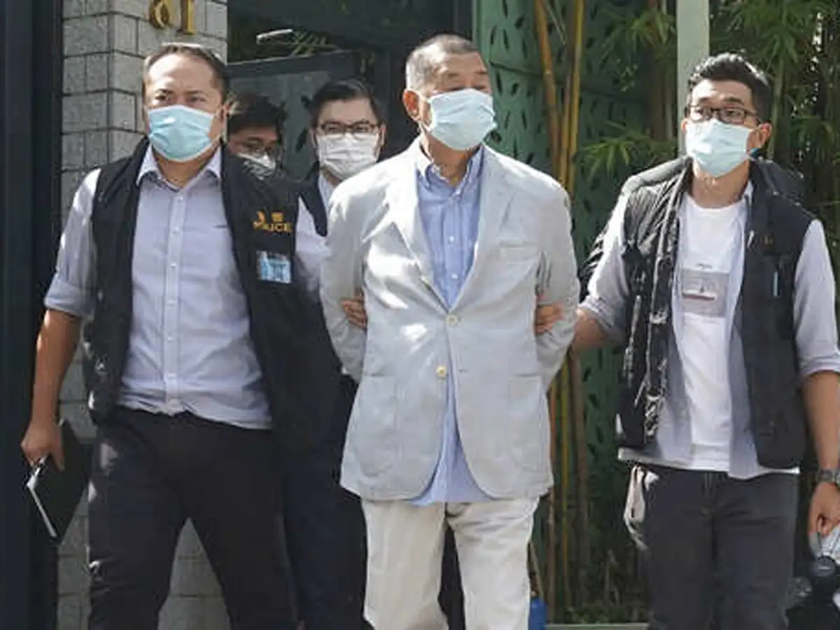 Jimmy Lai: Hong Kong media tycoon Jimmy Lai arrested under ...