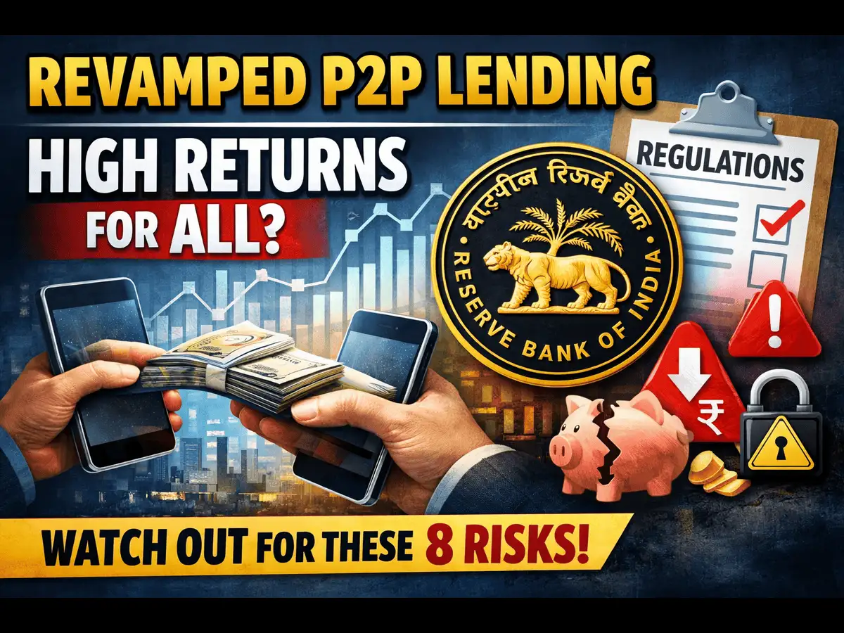 Revamped P2P lending: Are the high returns for everyone as P2P platforms pass RBI's regulatory nudge? Watch out for these 8 risks