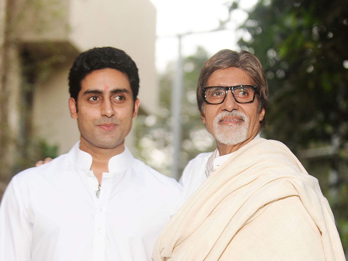 abhishek bachchan: Big B and Abhishek Bachchan stable, responding