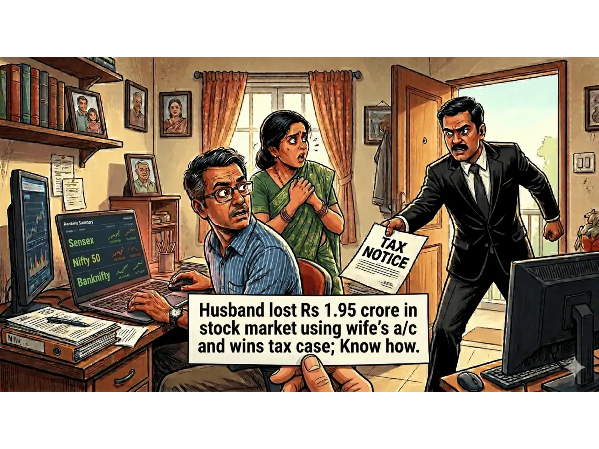 Husband trades through wife’s demat account, incurs Rs 1.95 crore loss; tax dept sends notice over clubbing of income, ITAT Lucknow grants him relief - The Economic Times