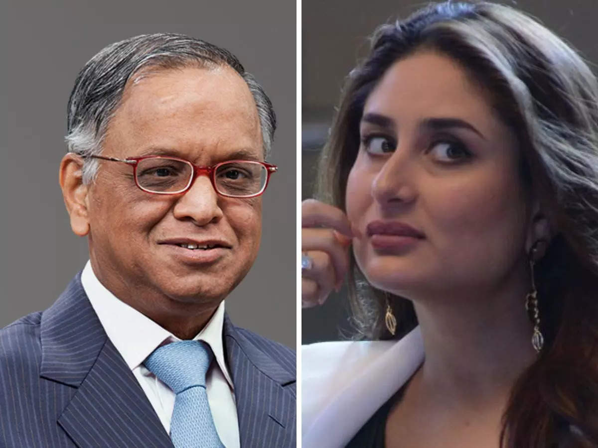 Narayana Murthy | Kareena Kapoor Khan : Old video of Narayana Murthy  calling out Kareena Kapoor Khan for ignoring fans on flight goes viral