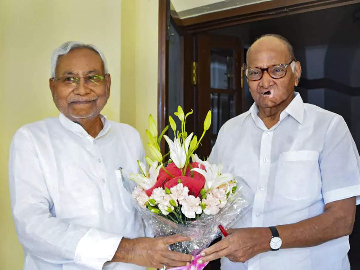nitish kumar: Unity important, leader can be decided later: Nitish Kumar  after meeting Sharad Pawar - The Economic Times