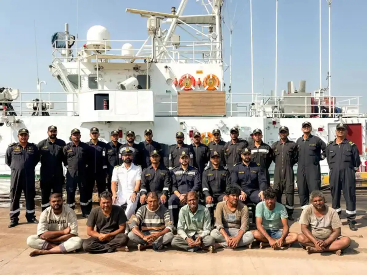 Coast Guard rescues 7 Indian fishermen from Pakistan Maritime Security  Agency vessel - The Economic Times