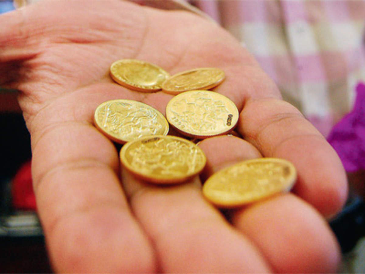 Gold coin sales start in India but in small sizes The Economic Times