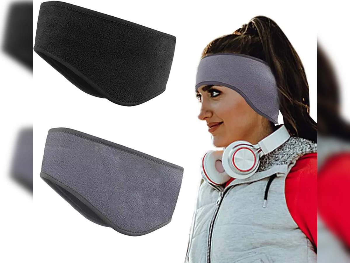 Unisex Ear Muffs Fleece Earwarmer Behind the Head Design Men Women Winter  Gift