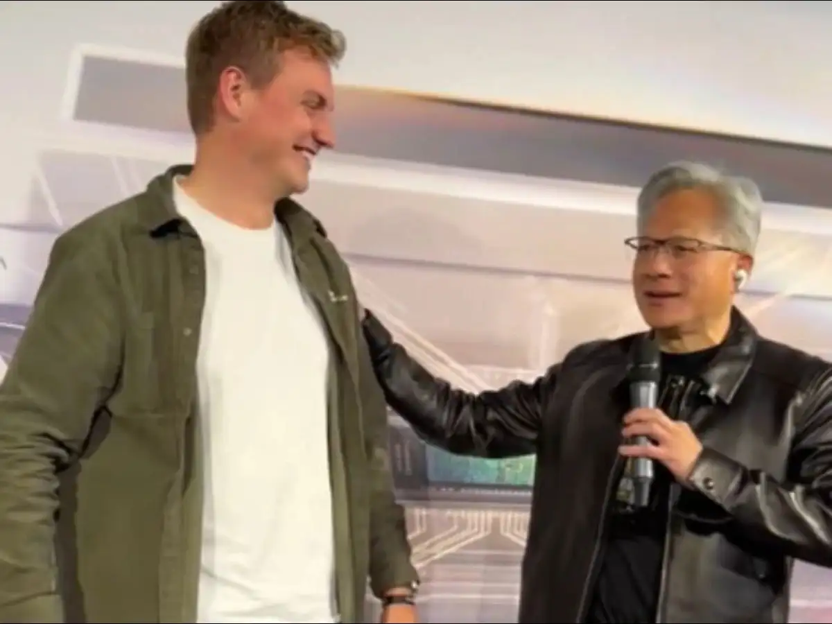 'He was once my intern': Jensen Huang's introduction of Black Forest Labs CEO goes viral - WATCH
