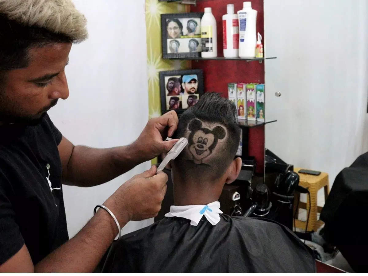 Meet Indian barber siblings who are turning heads into canvasses by giving  unusual haircuts - The Economic Times