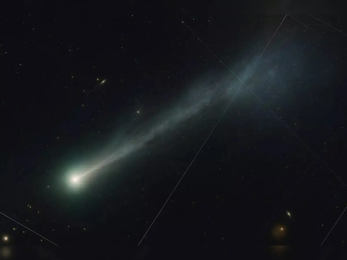 Interstellar Comet 3I/ATLAS Unveils Stunning Ion Tail in New Image