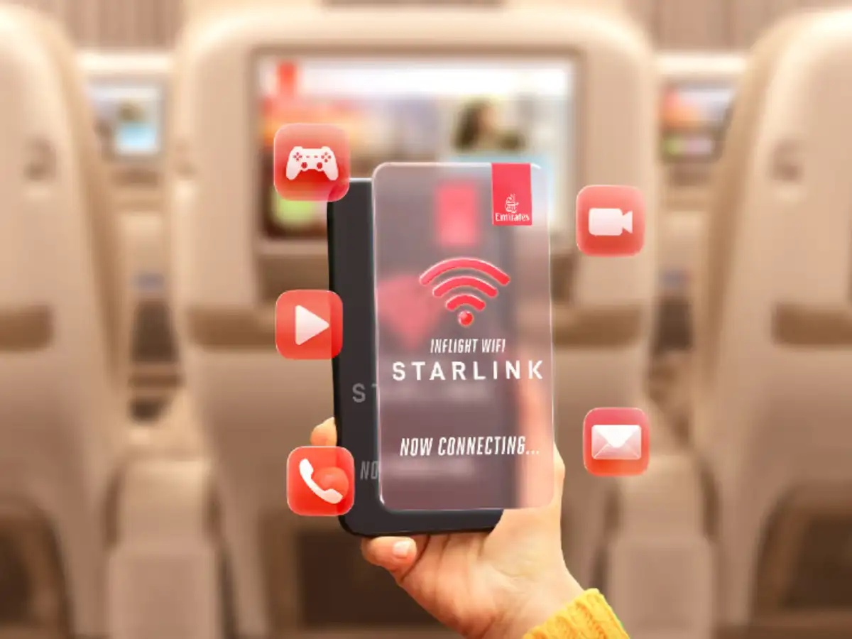 Emirates upgrades fleet with Starlink satellite internet on 65 aircraft ...