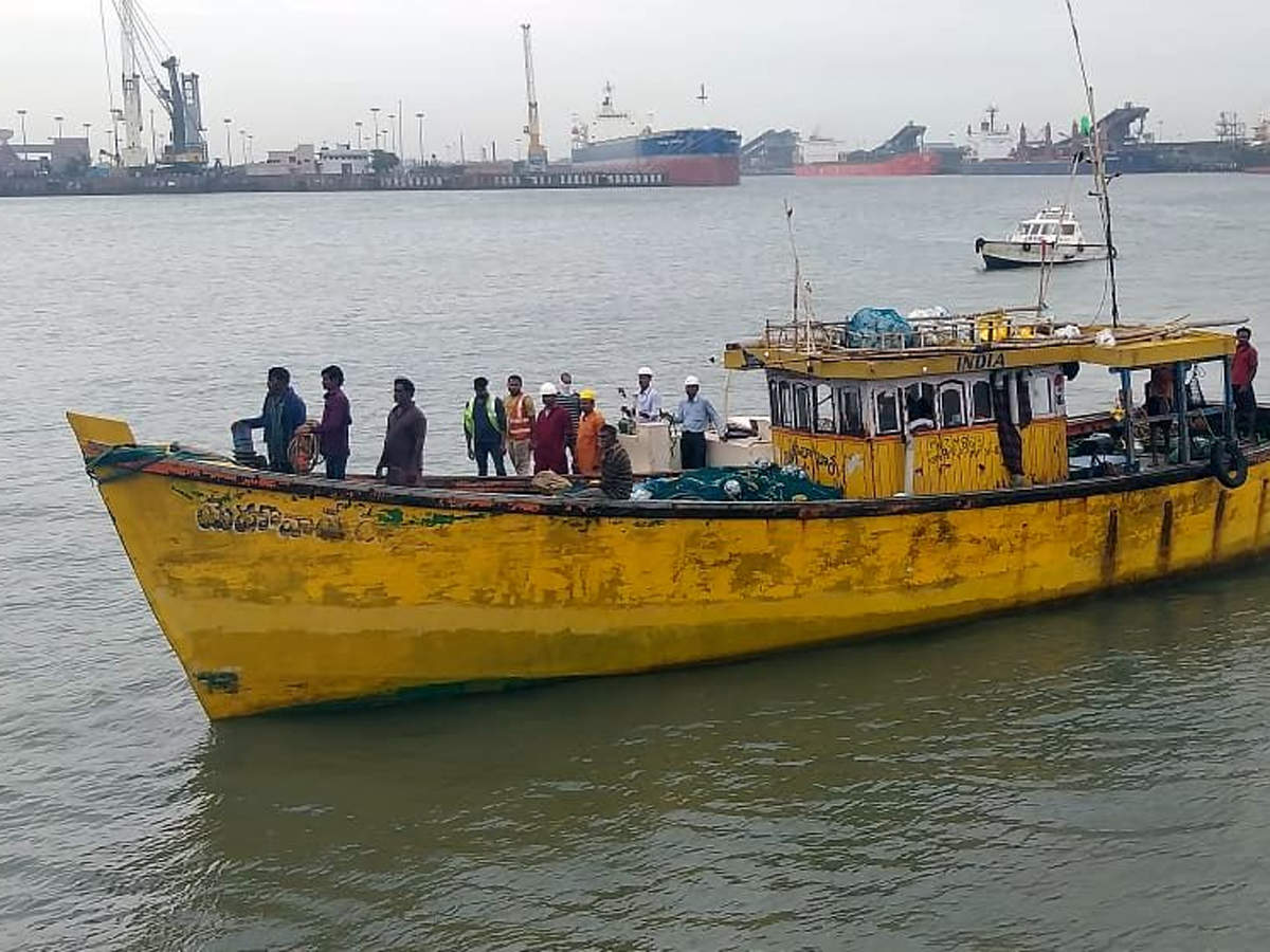 In coordinated effort, Bangladesh Cost Guard rescues Indian fishing boat  with 13 crew members - The Economic Times