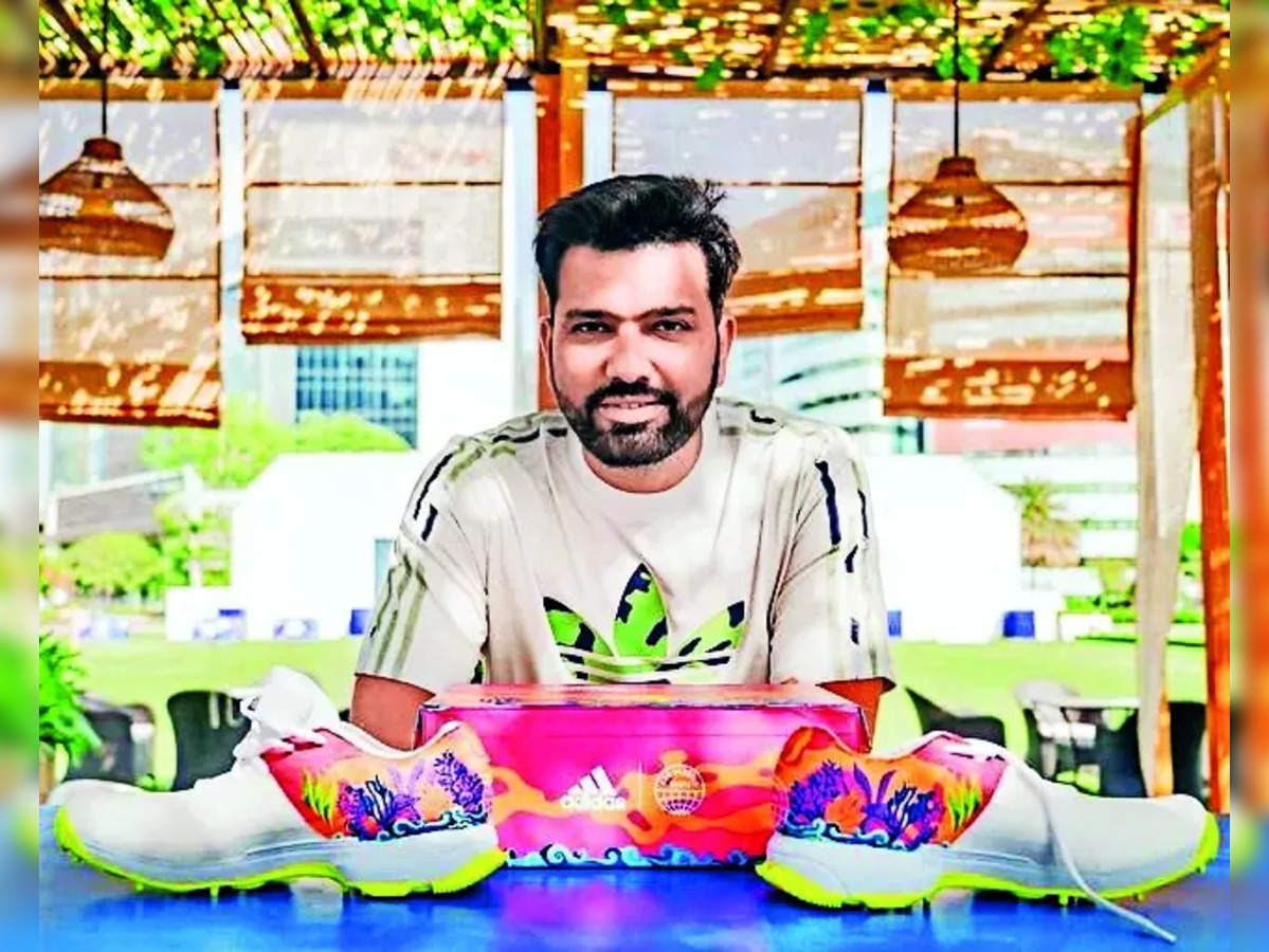 Adidas India: Rohit Sharma and Adidas India join hands to create shoes that will make the oceans safer place - The Economic Times