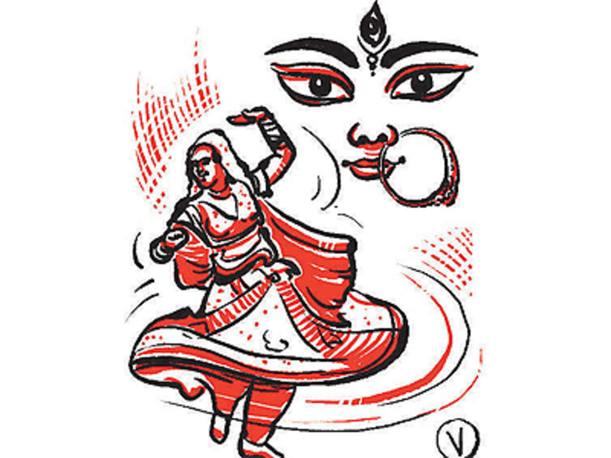 Image of Sketch Of Goddess Durga Matha Or Chamundi Closeup Face Editable  Outline Illustration-PT029269-Picxy
