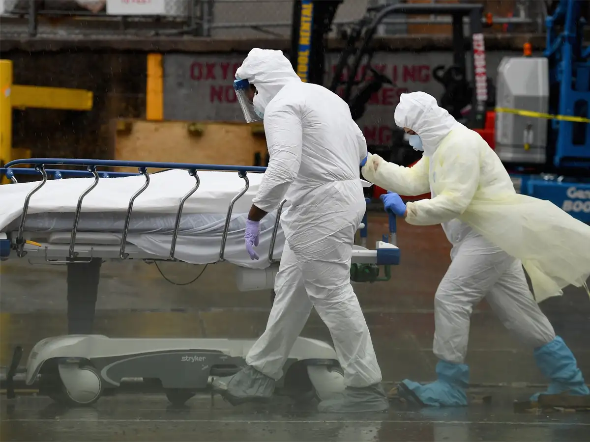Us Marks Record Over 2 100 Coronavirus Deaths In One Day Johns Hopkins Data The Economic Times