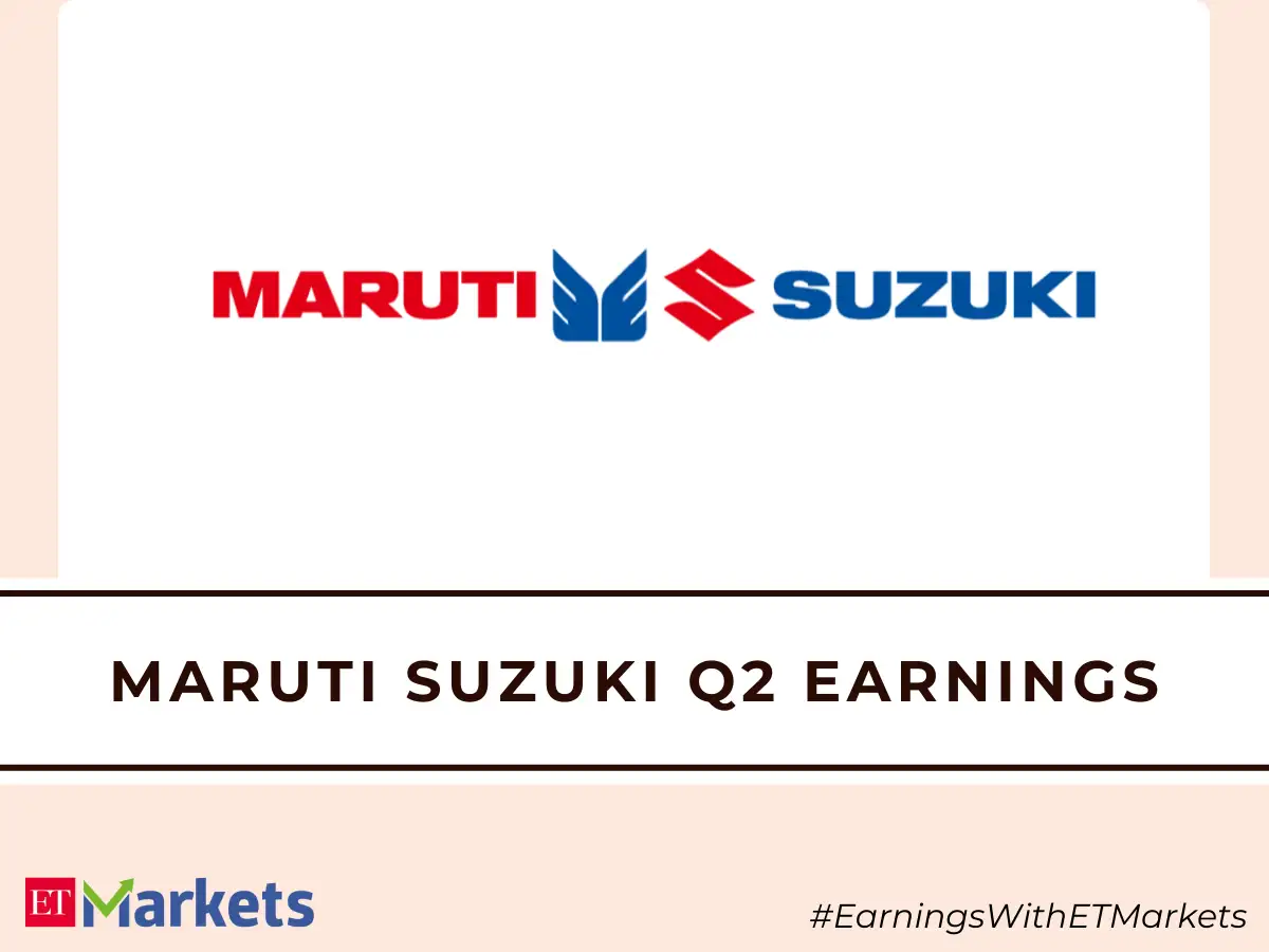 Maruti Suzuki Q2 Results: Standalone profit slides 17% YoY to Rs 3,069  crore, misses estimates - The Economic Times