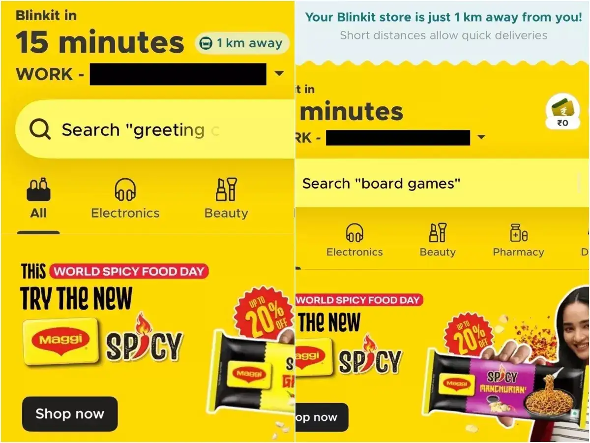Blinkit shows dark store distance on app after removing 10-minute delivery pledge - The Economic Times