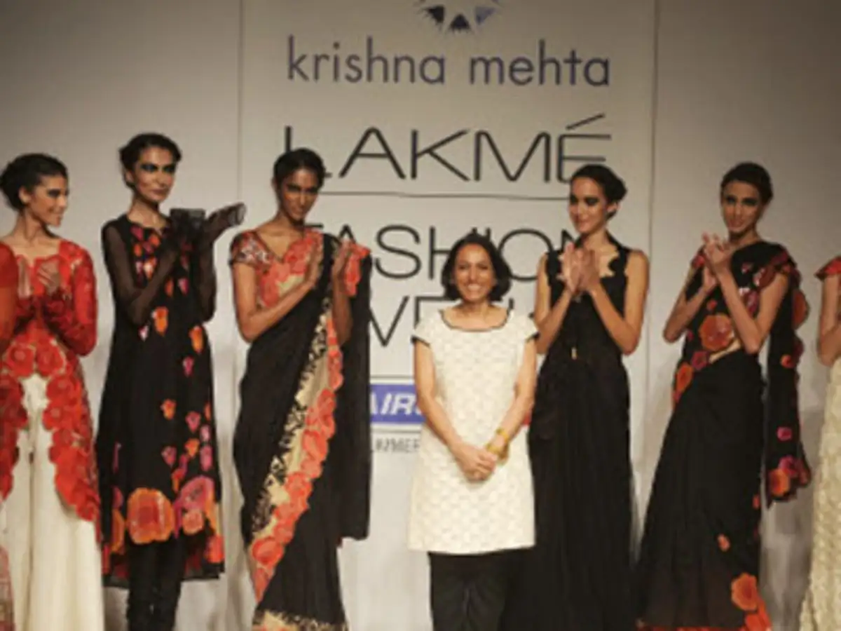 Traditional Textiles To Be Spotlight In Krishna Mehta S Collection The Economic Times Designed by krishna mehta at lfw winter/festive 2013. traditional textiles to be spotlight in