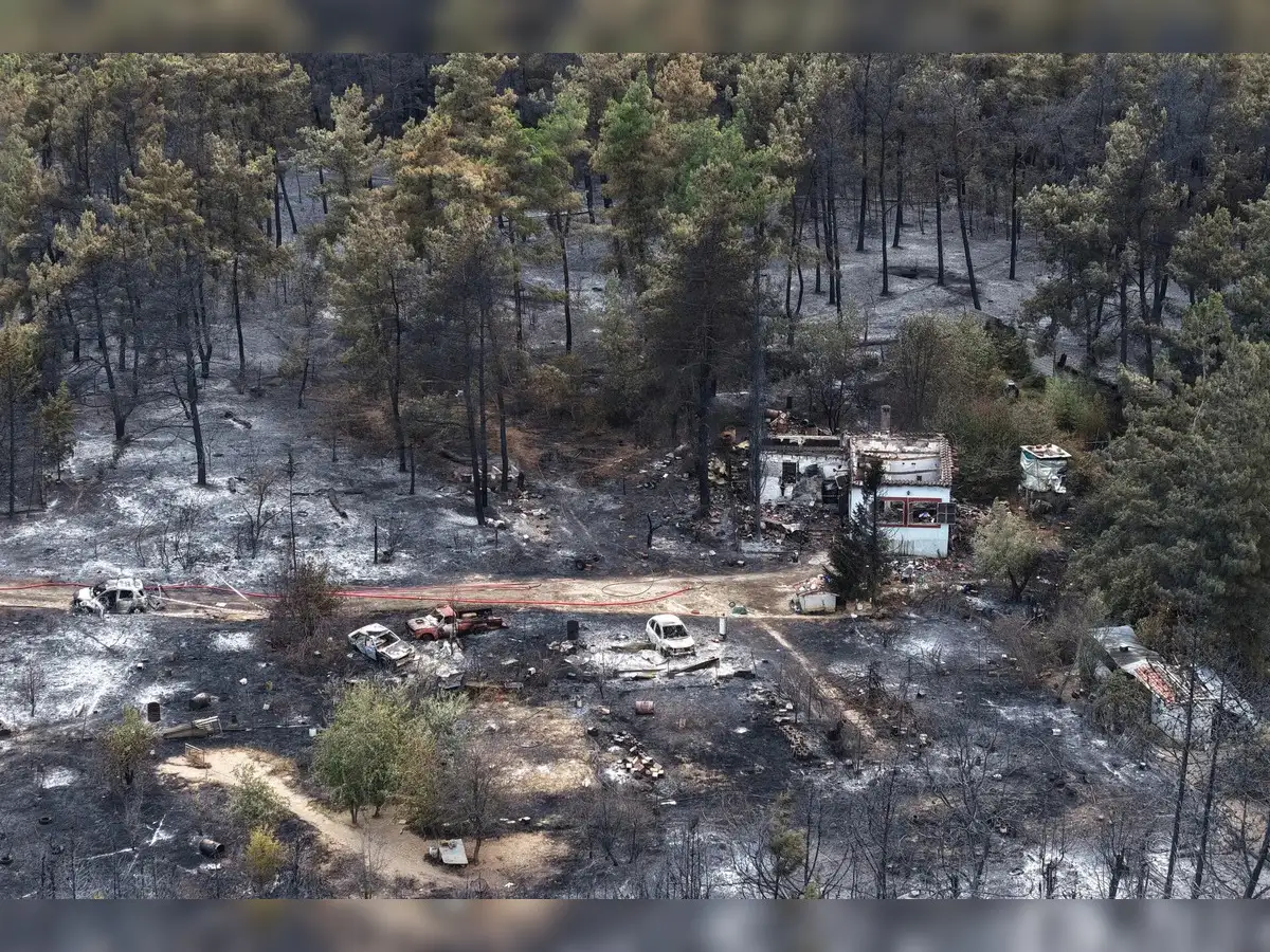 Big Wildfires Hit Southern France