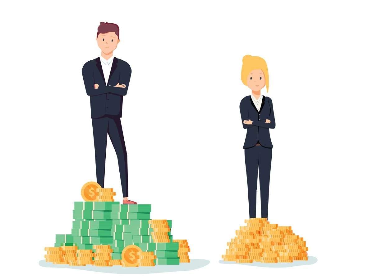 gender pay gap: Gender pay gap high in India: Men get paid Rs 242 every  hour, women earn Rs 46 less - The Economic Times
