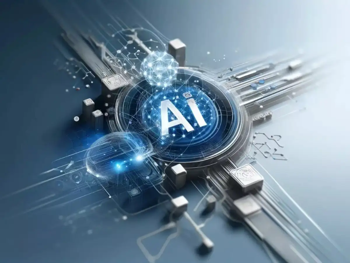 A futuristic graphic depicting lines of AI-generated code flowing into a cloud server, with a Modal Labs logo and a high valuation chart in the background.