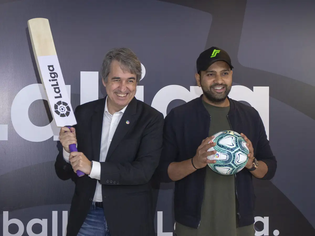 Making History Rohit Sharma Named La Liga S Brand Ambassador In India Becomes First Non Footballer To Endorse League The Economic Times