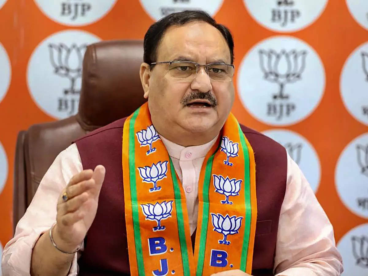 BJP president JP Nadda holds meeting on UP assembly polls - The Economic  Times