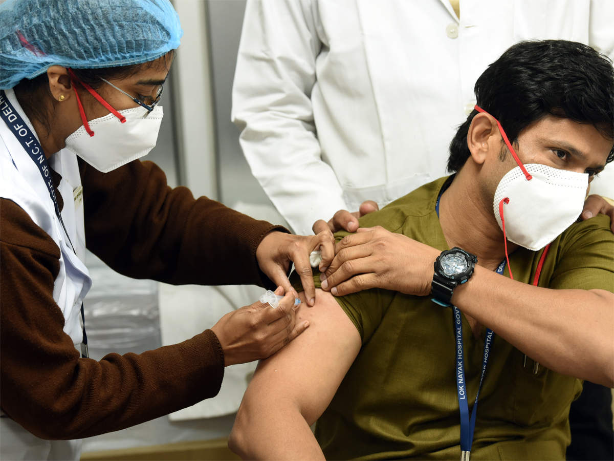 Second dose of COVID-19 vaccination begins in Tamil Nadu - The Economic  Times