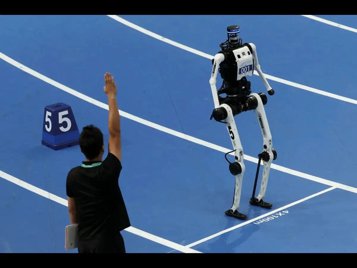 Tiangong Ultra, the Chinese humanoid robot that beat Usain Bolt's 100m record, barely made the human cut in a Half-Marathon last year - The Economic Times