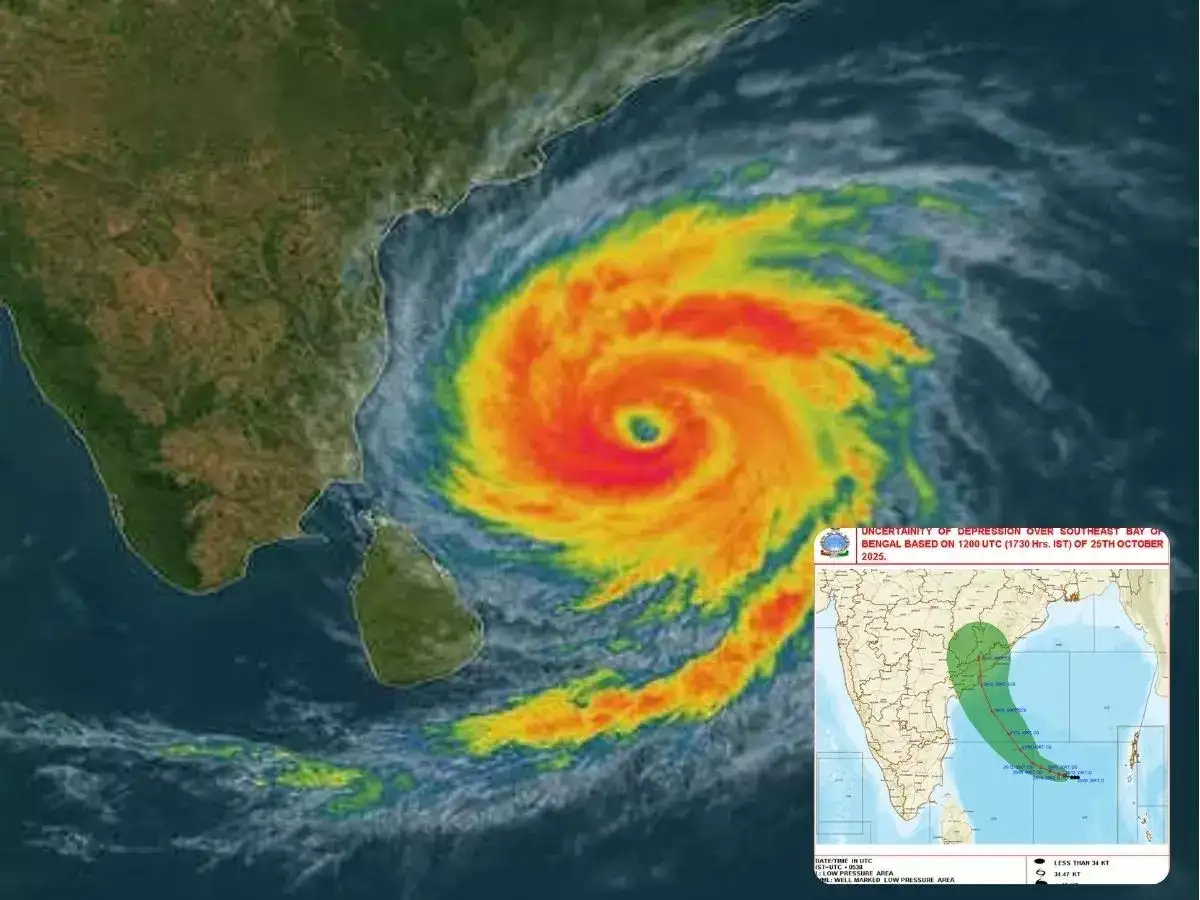Cyclone Montha tracker: Check landfall time, path, heavy rain areas, and  IMD alert - The Economic Times
