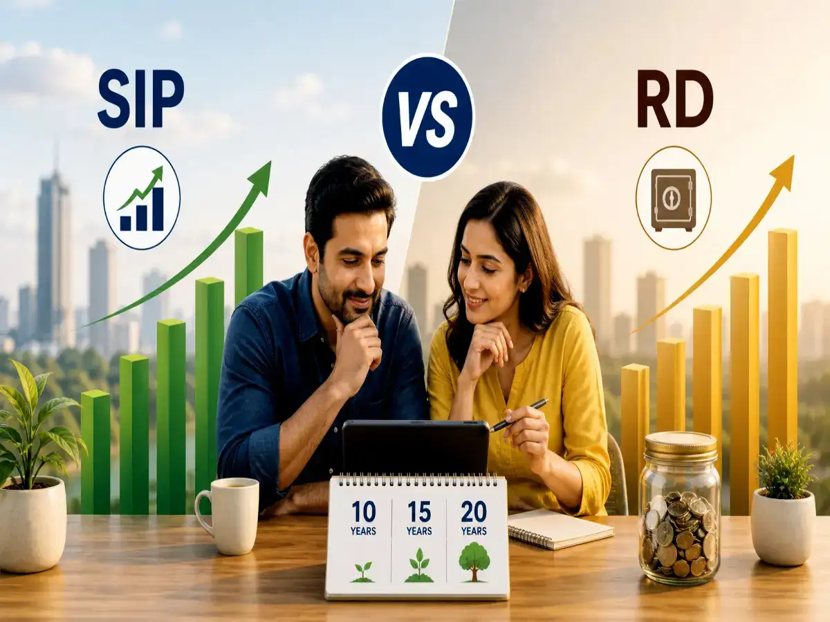 SIP vs RD: With Rs 10,000 monthly investment, where can you make more money in 10, 15 and 20 years?