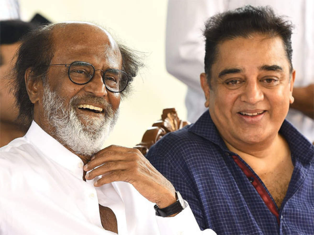 Tamil Nadu politics: Citing differences, Kamal hints political alliance  with Rajinikanth unlikely - The Economic Times