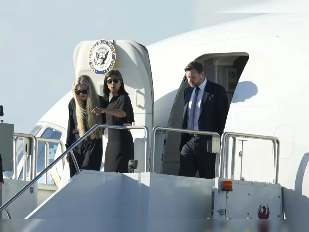 charlie kirk air force 2: Conservative activist Charlie Kirk's body laid to  rest in Arizona following his death in Utah - The Economic Times