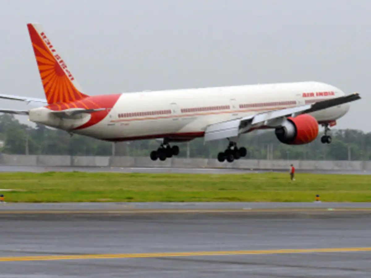 Air India Plane Damaged By Catering Truck At Newark Airport In Us The Economic Times Compare flight prices from newark to ahmedabad by month. air india plane damaged by catering