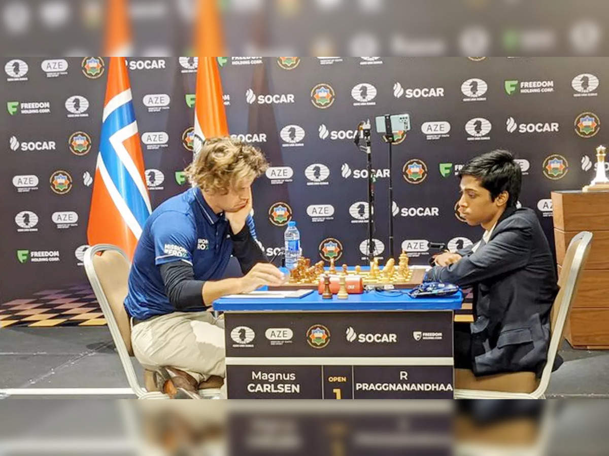 R Praggnanandhaa loses Chess World Cup final to Magnus Carlsen in